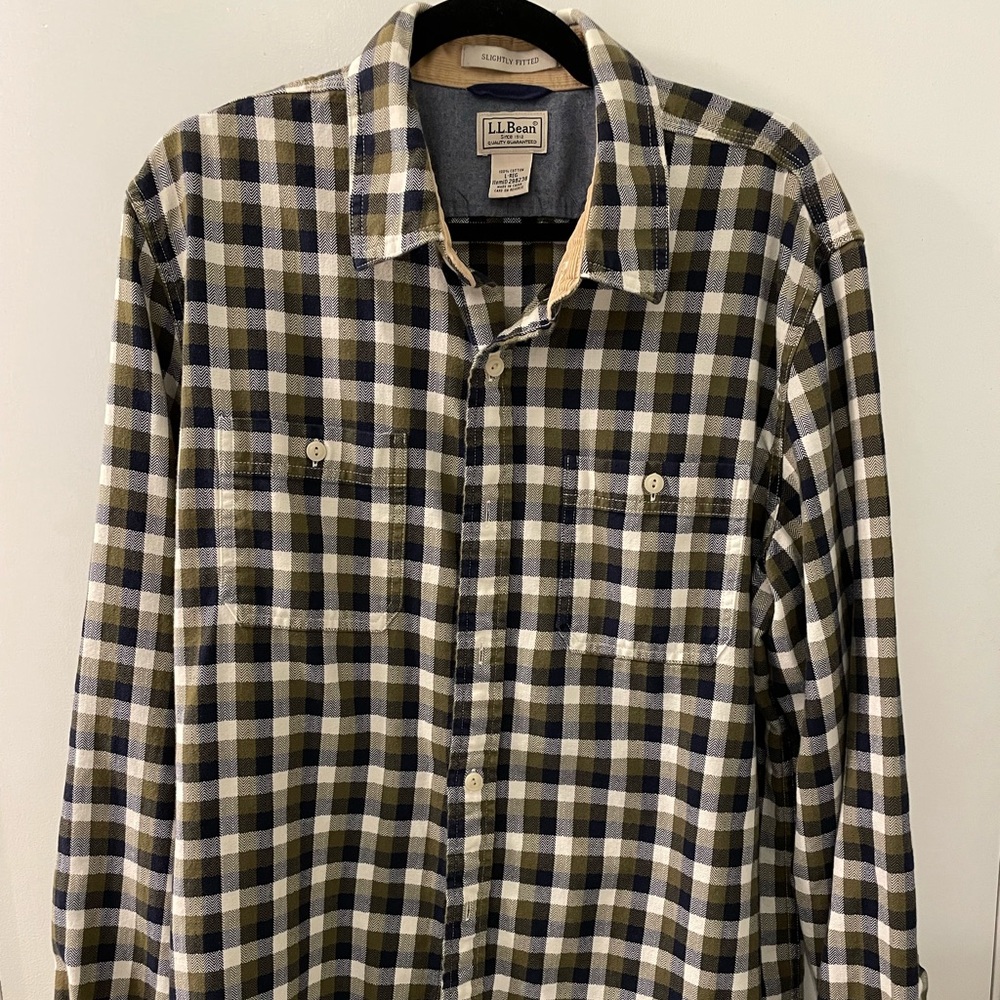LL Bean Men’s Plaid Shirt